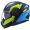 LS2 FF902 Scope II helmet Duria blue high-vision yellow