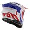 Airoh Twist 3.0 MX Helmet Dizzy gloss white red blue