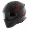 Vito Jet Bruzano helmet matt black red