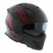 Vito Jet Bruzano helmet matt black red