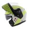 AGV Streetmodular Iseo matt white black yellow fluo motorcycle helmet