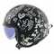 LS2 OF599 Spitfire II Tribal matt black white - Open Face helmet motorcycle scooter