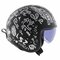 LS2 OF599 Spitfire II Tribal matt black white - Open Face helmet motorcycle scooter