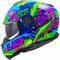 LS2 FF908 Strobe II helmet Svent blue green