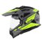 LS2 MX702 Pioneer II adventure helmet Namib matt grey hv yellow