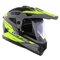 LS2 MX702 Pioneer II adventure helmet Namib matt grey hv yellow