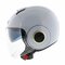 Shark Nano helmet blank gloss white silver W01