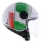 LS2 OF558 Sphere Lux Firm gloss white green red italia