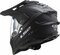 LS2 MX701 Explorer solid gloss matt black - Adventure helmet motorcycle