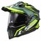 LS2 MX701 Explorer Spire green yellow - Adventure helmet motorcycle