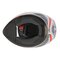 AGV K3 fullface motorcycle helmet Space matt white blue red