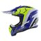 Airoh Aviator Ace 2 MX Helmet Ground - gloss white blue yellow
