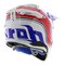 Airoh MX Helmet Aviator 3 AMS² Hima gloss blue white red