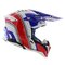 Airoh MX Helmet Aviator 3 AMS² Hima gloss blue white red