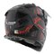 LS2 MX702 Pioneer II adventure helmet Crazy matt grey black red