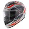 AGV K3 fullface motorcycle helmet Space matt white blue red