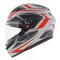 AGV K3 fullface motorcycle helmet Space matt white blue red