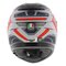 AGV K3 fullface motorcycle helmet Space matt white blue red