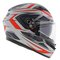 AGV K3 fullface motorcycle helmet Space matt white blue red