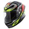 AGV K6 S Erazer motorcycle helmet black red fluo yellow