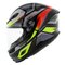 AGV K6 S Erazer motorcycle helmet black red fluo yellow