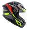 AGV K6 S Erazer motorcycle helmet black red fluo yellow