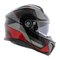 AGV Tourmodular Perception modular helmet gloss black grey red