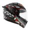 AGV K1 S helmet Lyzard matt black grey red