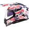 LS2 MX702 Pioneer II adventure helmet Fantasy white red blue