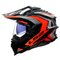 LS2 MX701 C Explorer Frontier II orange - Adventure helmet motorcycle