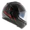 Shark Oxo Modular Helmet Rydger - Gloss Black Silver Red
