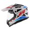 LS2 MX702 Pioneer II adventure helmet Namib gloss white blue red