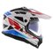 LS2 MX702 Pioneer II adventure helmet Namib gloss white blue red