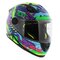 LS2 FF812 Kids junior Svent gloss blue green - Children motorcycle racing helmet