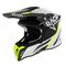 Airoh Strycker MX helmet RACR gloss black white fluo yellow