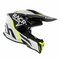 Airoh Strycker MX helmet RACR gloss black white fluo yellow
