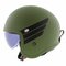 LS2 OF599 Spitfire II Retro matt green black - Open Face helmet motorcycle scooter