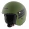 LS2 OF599 Spitfire II Retro matt green black - Open Face helmet motorcycle scooter