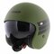 LS2 OF599 Spitfire II Retro matt green black - Open Face helmet motorcycle scooter