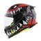 LS2 FF812 Kids junior Punk gloss grey red - Children motorcycle racing helmet