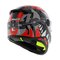 LS2 FF812 Kids junior Punk gloss grey red - Children motorcycle racing helmet
