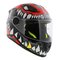 LS2 FF812 Kids junior Punk gloss grey red - Children motorcycle racing helmet