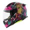LS2 FF812 Kids junior Cyberg matt purple cyan - Children motorcycle racing helmet