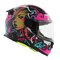 LS2 FF812 Kids junior Cyberg matt purple cyan - Children motorcycle racing helmet