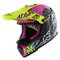 LS2 MX437 Fast EVO II mini Gorilla gloss purple children MX motorcycle helmet