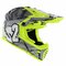LS2 MX437 Fast EVO II mini Crusher gloss black h-v yellow children MX motorcycle helmet