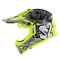 LS2 MX437 Fast EVO II mini Crusher gloss black h-v yellow children MX motorcycle helmet