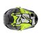 LS2 MX437 Fast EVO II mini Crusher gloss black h-v yellow children MX motorcycle helmet