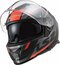 LS2 FF800 Storm II helmet Racer matt titanium orange