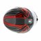 AGV K3 helmet Compound gloss black red